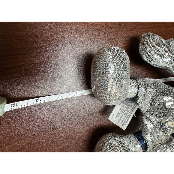 Mickey Mouse Blue Sequined Plush Disneyland Diamond 60th Disney Parks Exclusive - Picture 9 of 14
